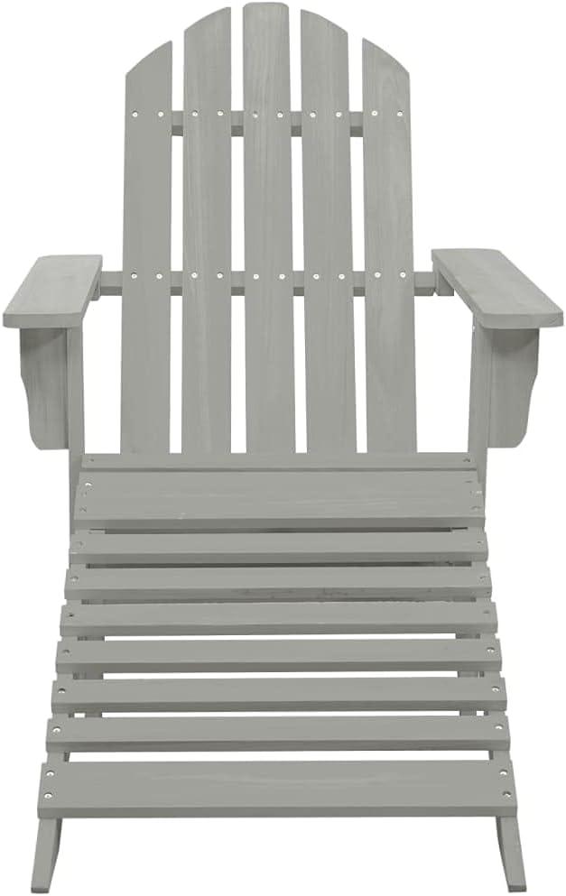 Relaxing Outdoors: Adirondack‌ Chair Set with Ottoman & Table Review