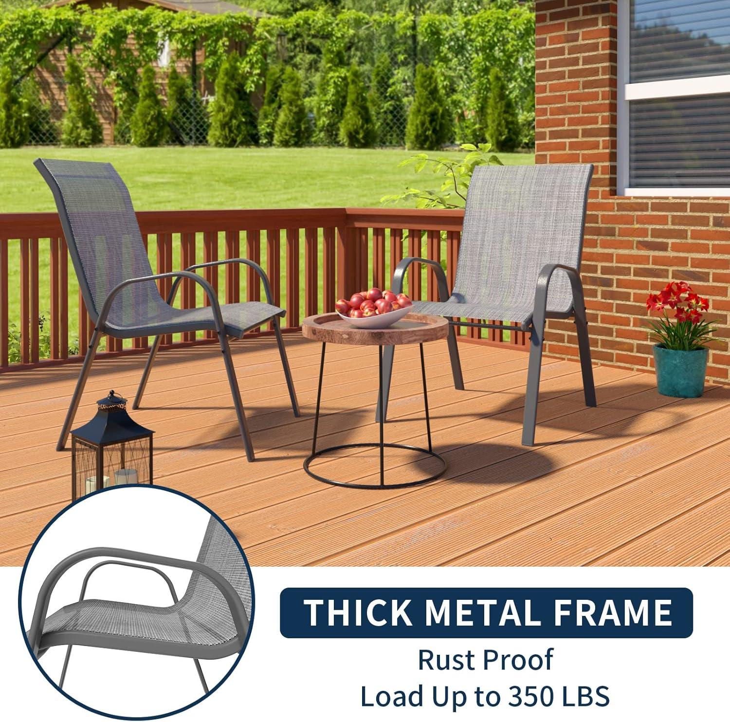 Relaxing Outdoors: Exploring Amopatio's Durable Patio Chairs Set