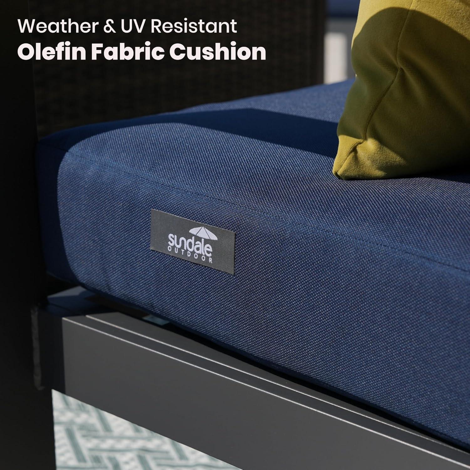 Relaxing‌ Together: Exploring Sundale's⁣ Stylish Navy Blue‍ Patio Set