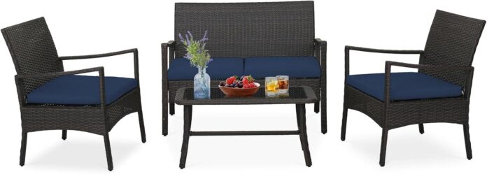 Relaxing Together Exploring The Tangkula 4 Piece Outdoor Set