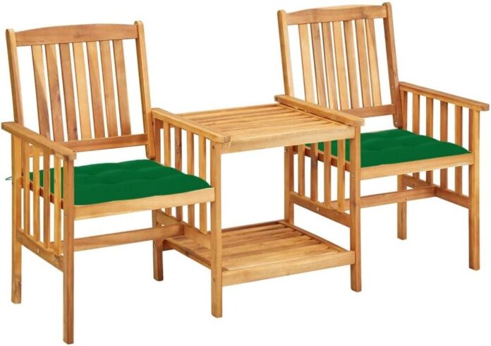 Solid Acacia Patio Set Comfort And Style For Outdoor Chats
