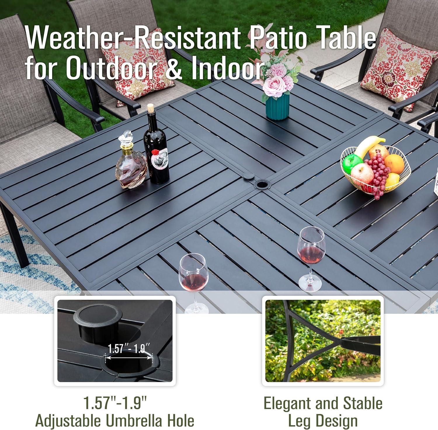 Sophia & William Patio Dining Set - your yard's casual dining