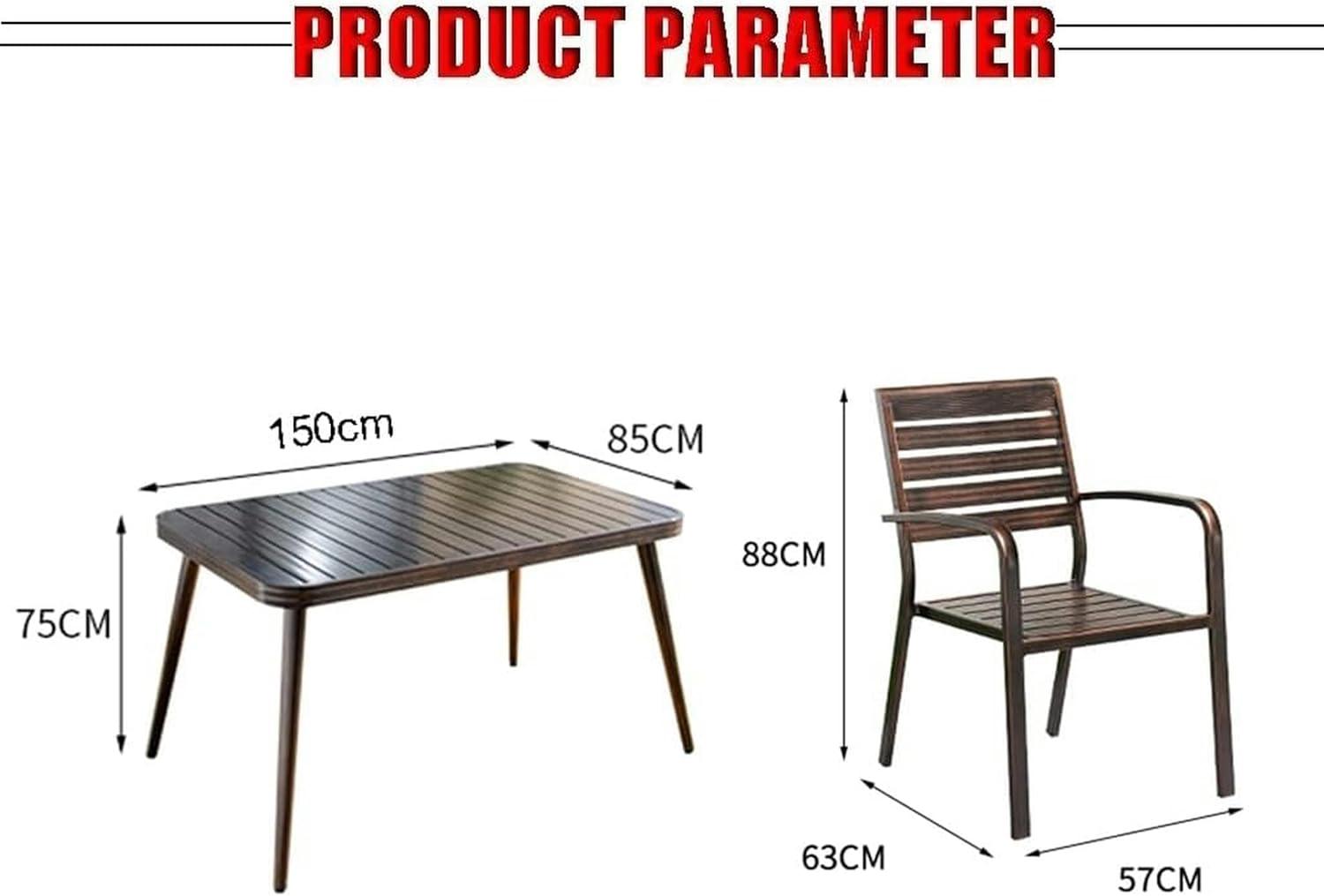 Spacious Aluminum Patio Set: stylish Comfort for Indoors & Out