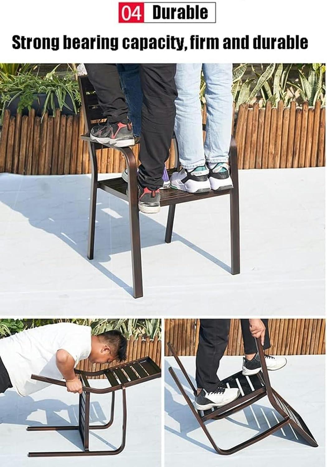 Spacious Aluminum patio Set: Stylish Comfort for indoors & Out