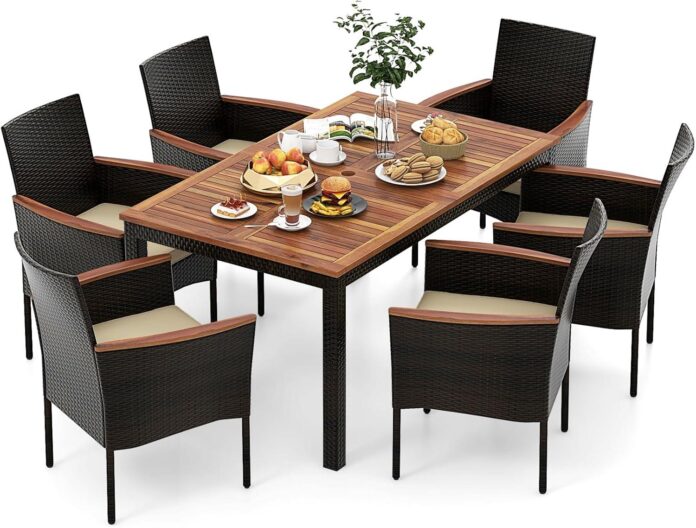 Spacious And Stylish Exploring The S Afstar 7 Piece Patio Set Spacious And Stylish Exploring The S Afstar 7 Piece Patio Set