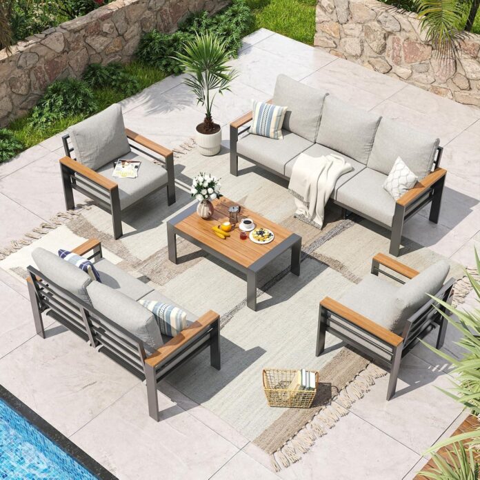 Spacious Comfort And Style Exploring The Aoxun Patio Set Experience
