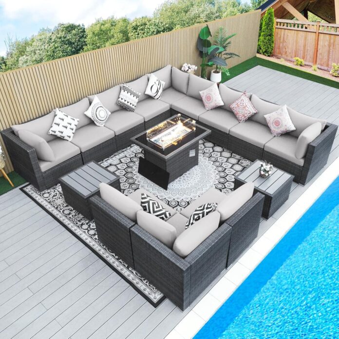 Spacious Comfort Meets Style Exploring Bulexyard Patio Set With Fire Pit Spacious Comfort Meets Style Exploring Bulexyard Patio Set With Fire Pit