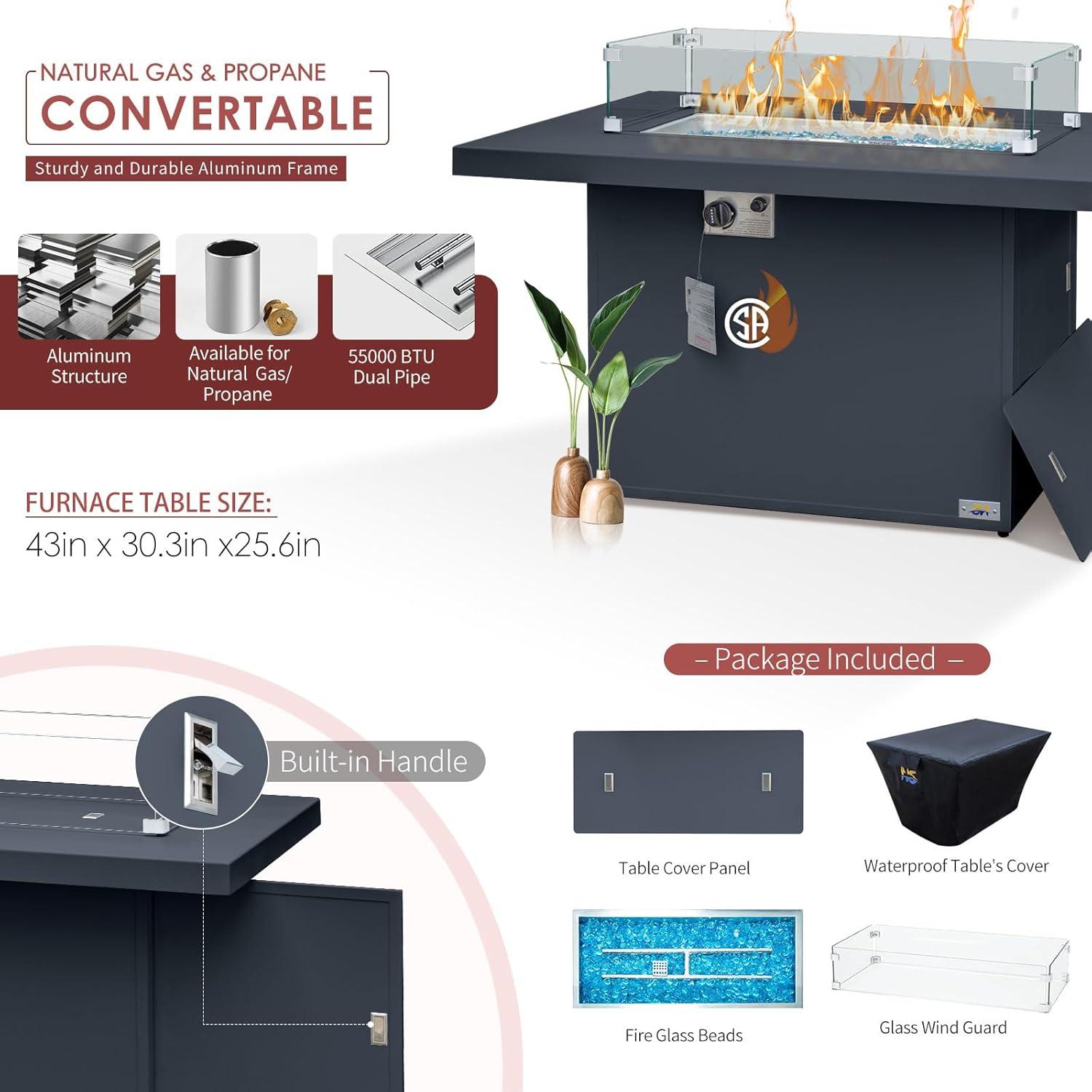 Spacious Comfort Meets Style in NICESOUL's Patio Set Review