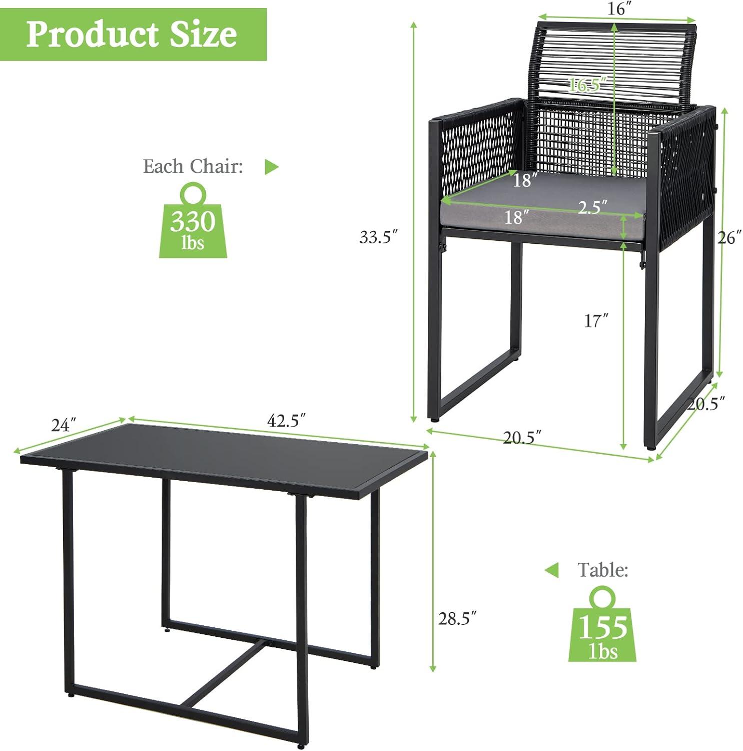 Spacious & Cozy: Exploring a Stylish 3-Piece Patio Set