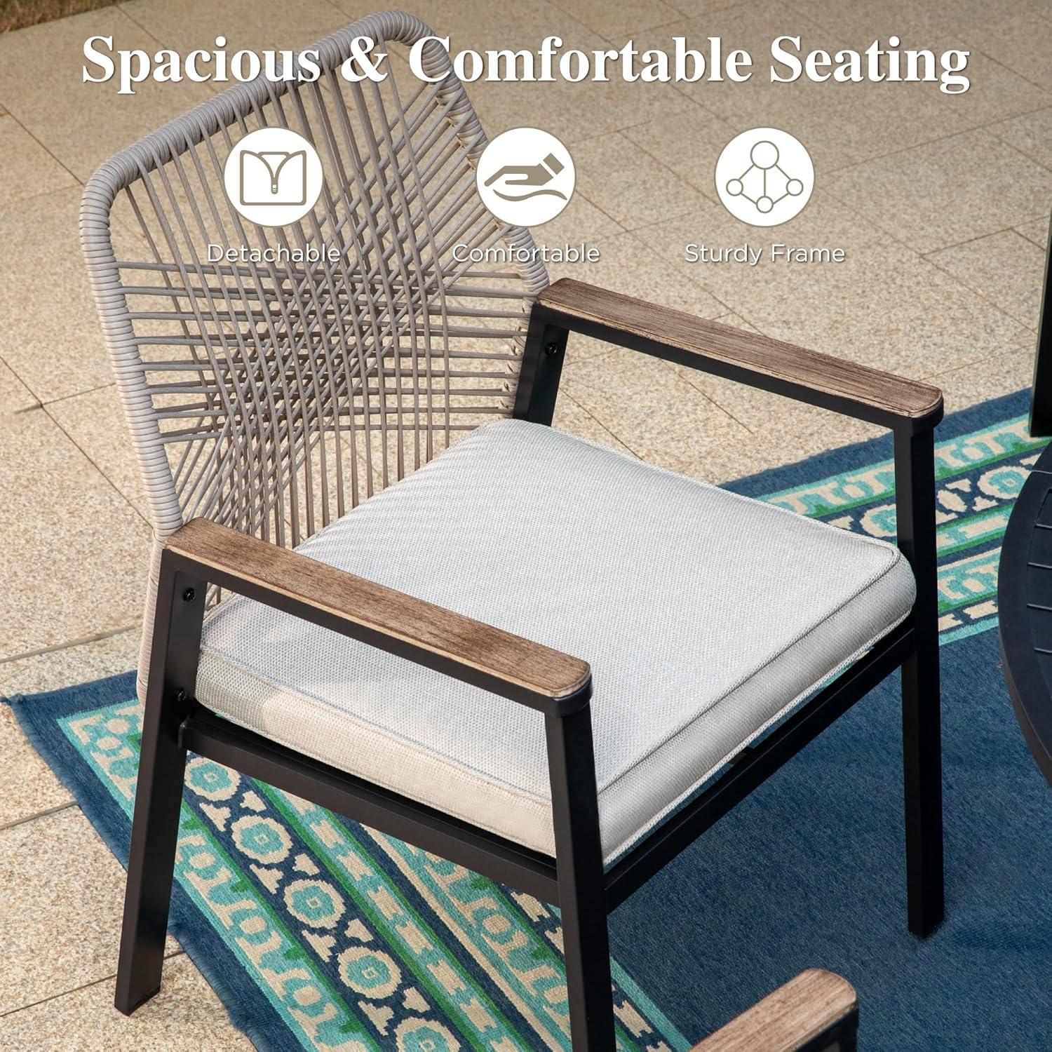 Spacious & Durable HERA'S HOUSE Patio Chairs for All Seasons
