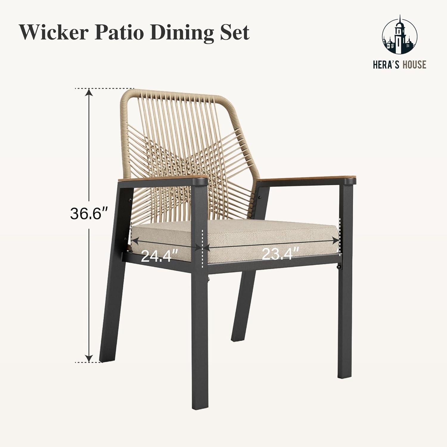 spacious & Durable HERA'S HOUSE Patio Chairs for All Seasons