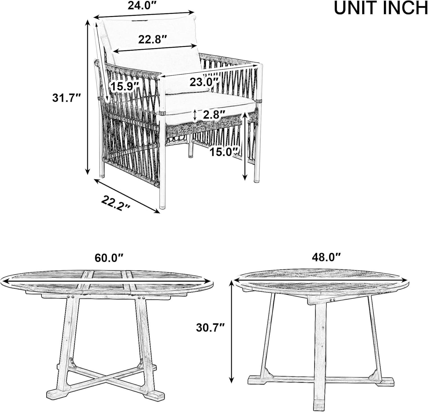 Spacious & Stylish: exploring the Merax 5-Piece Outdoor Set