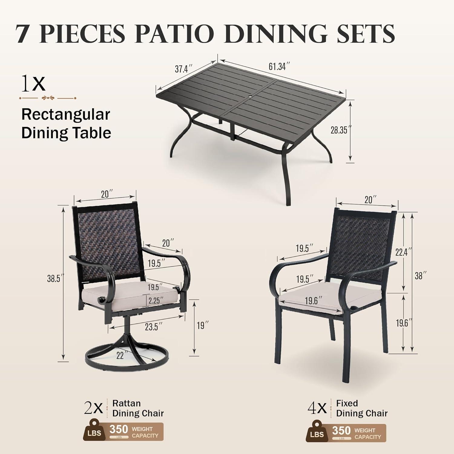 Spending Evenings​ Together with HERA'S HOUSE Patio Dining Set
