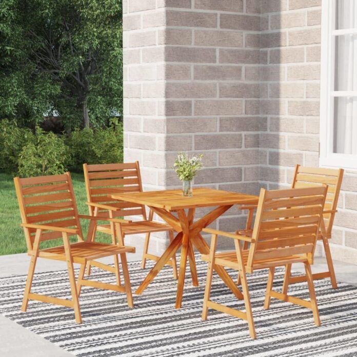 Spending Sunny Days With A Sturdy Acacia Patio Set
