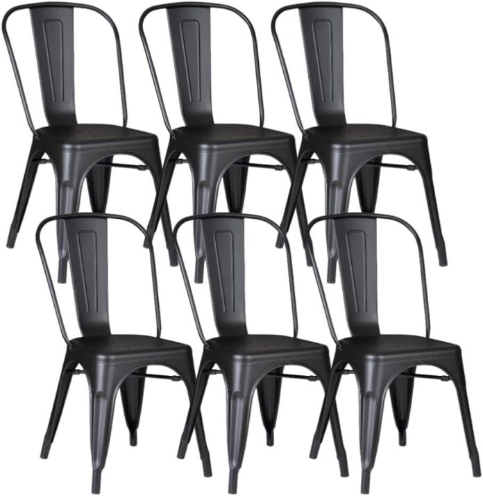 Stackable Metal Dining Chairs Durable Style For Any Space