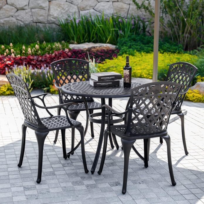 Stylish And Sturdy Exploring The 5 Piece Patio Dining Set