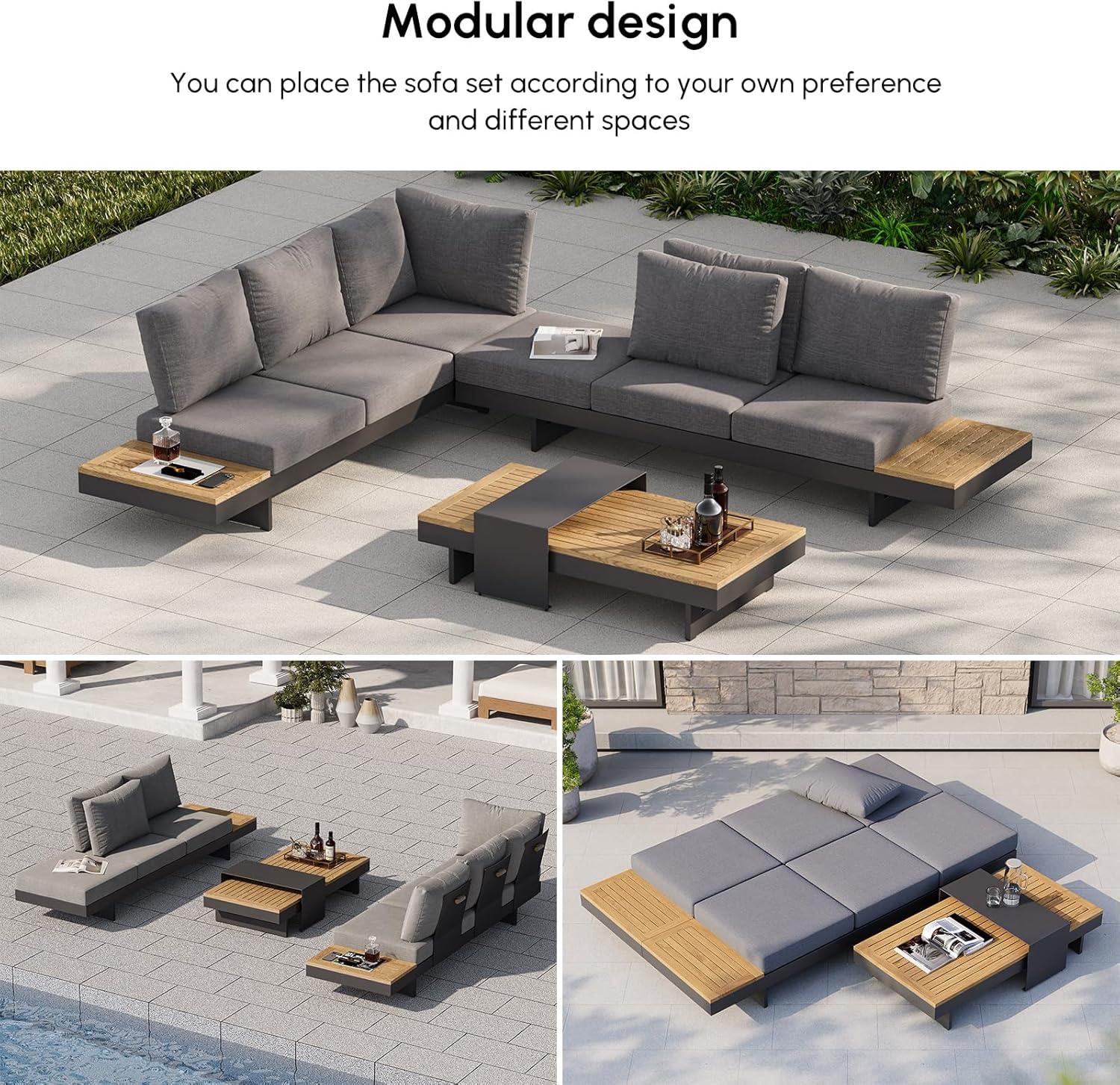 Stylish Outdoor Comfort: Our Thoughts on Homary's Patio Set