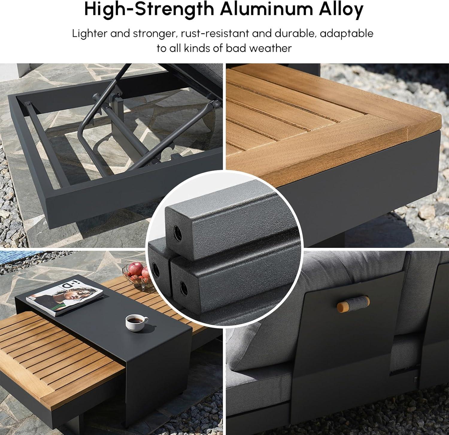 Stylish Outdoor Comfort: our Thoughts on Homary's Patio Set