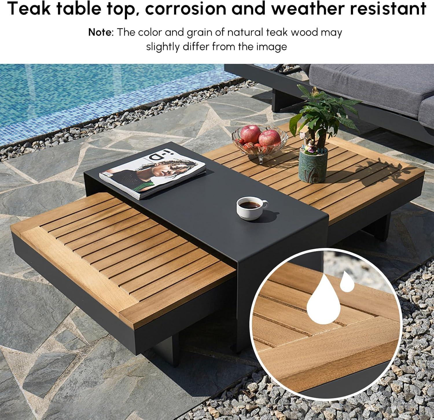 stylish Outdoor Comfort: Our Thoughts on Homary's Patio Set