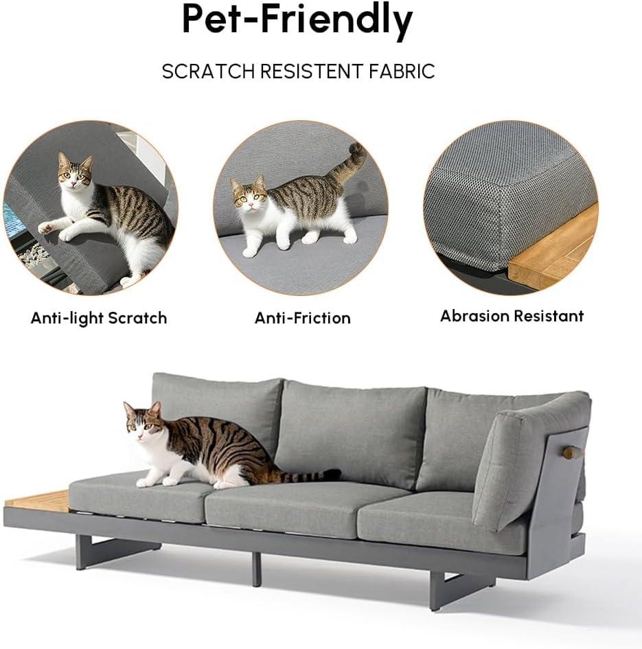 Stylish Outdoor Comfort: Our Thoughts on Homary's Patio Set