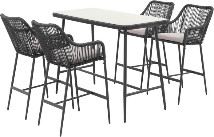 Stylish Sturdy Joivi Patio Bar Set For Outdoor Relaxation