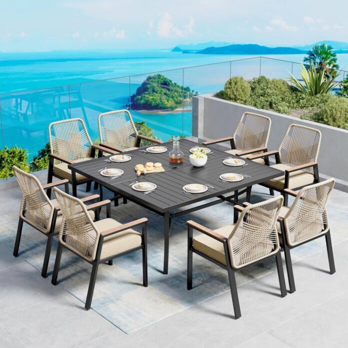 Sunshine Valley 9 Piece Patio Set Seating For Your Deck Sunshine Valley 9 Piece Patio Set Seating For Your Deck