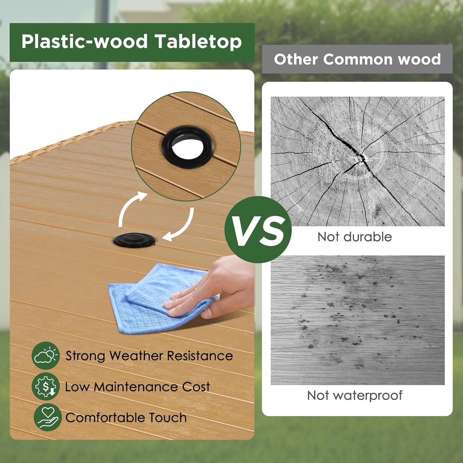 Table Set 7 piece Patio‌ Dining - your patio's weekly hub