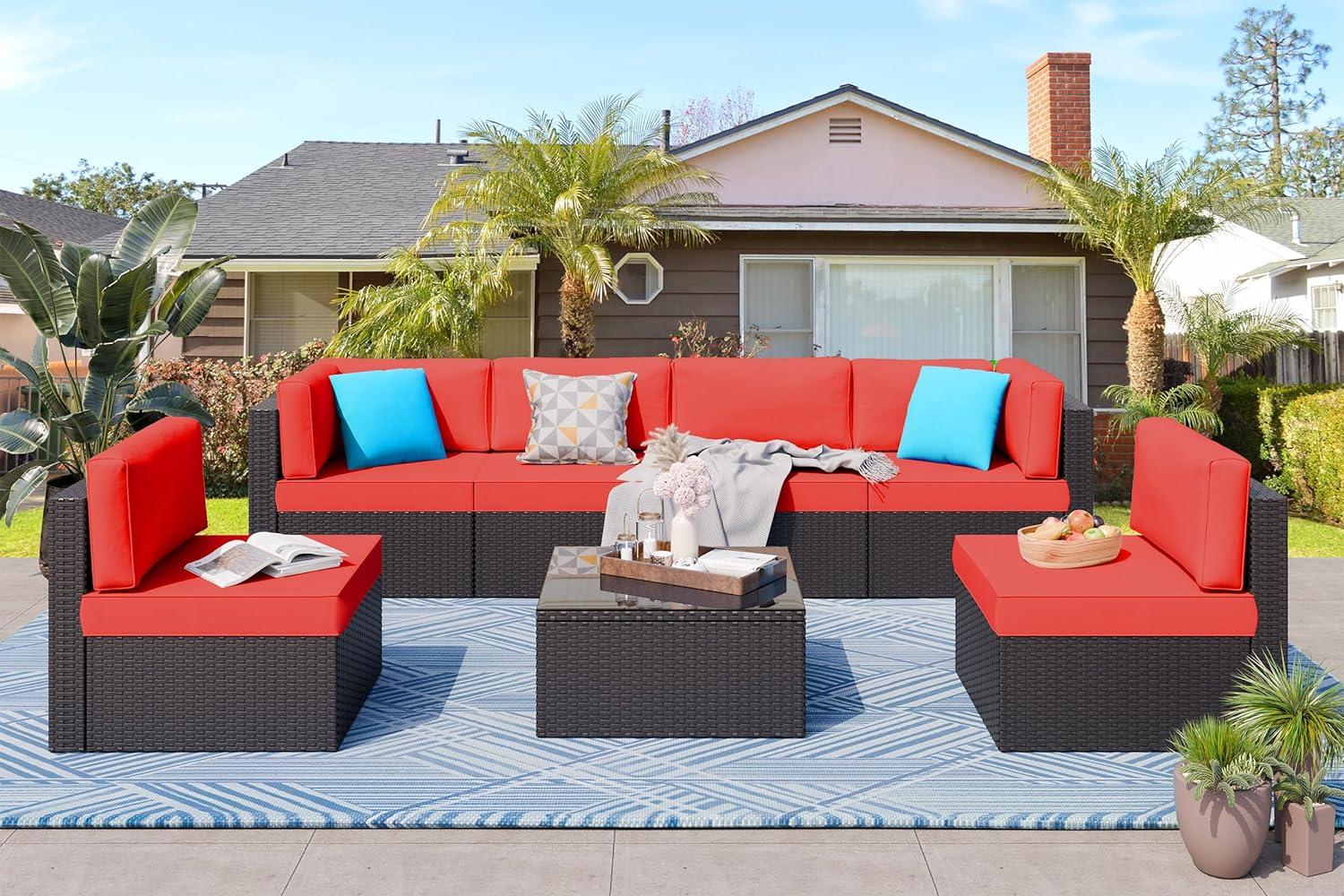 Transforming our Outdoor Space with vongrasig's​ 7-Piece Patio Set