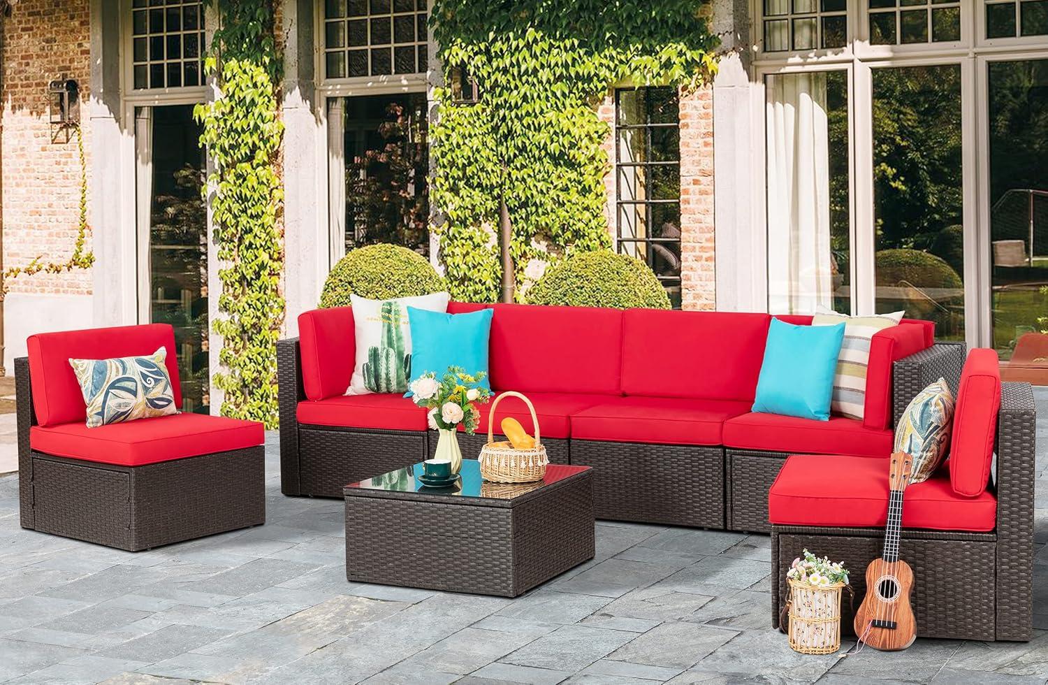 Transforming Our⁢ Outdoor Space with ⁢Vongrasig's 7-Piece ⁤Patio ‍Set