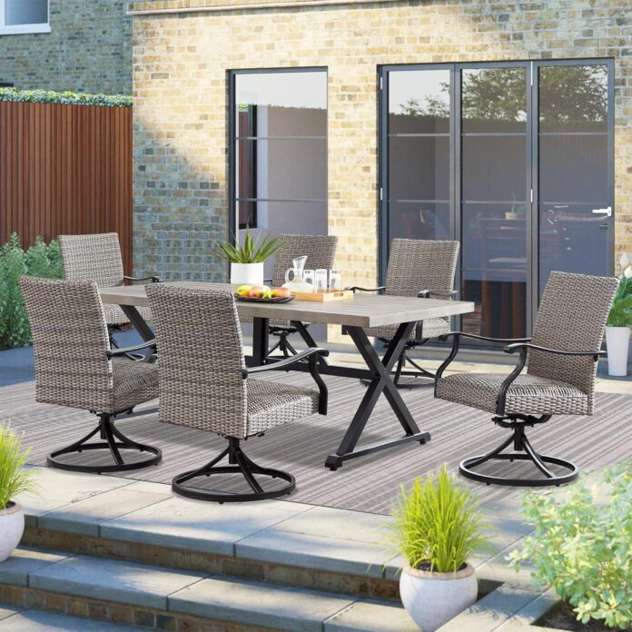 Transforming Outdoor Dining Ulax 7 Piece Wicker Set Review Transforming Outdoor Dining Ulax 7 Piece Wicker Set Review