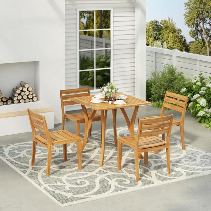 Transforming Outdoor Meals With The Christopher Knight Acacia Set