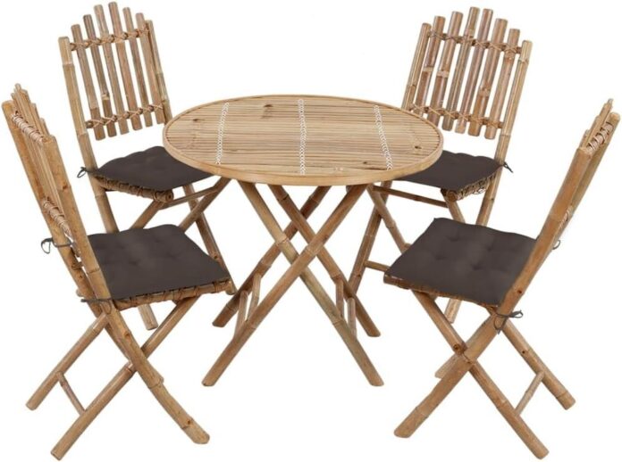Transforming Outdoor Spaces A Stylish Space Saving Patio Dining Set Review
