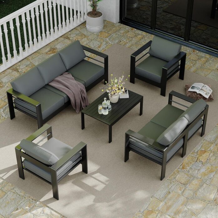 Transforming Outdoor Spaces With The Garveelife 7 Seater Patio Set