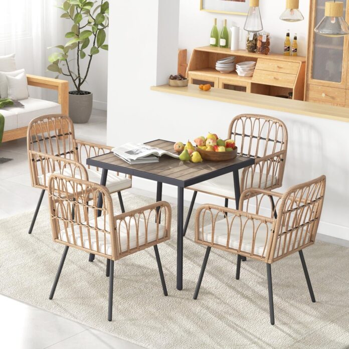 Transforming Outdoor Spaces With The Lynslim 5 Piece Dining Set