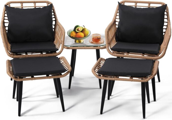 Unwinding Outdoors Our Take On A Stylish Wicker Bistro Set Unwinding Outdoors Our Take On A Stylish Wicker Bistro Set