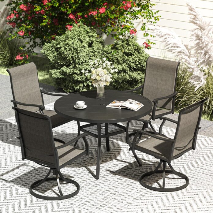 Vicllax Patio Set Stylish Comfort Meets Outdoor Durability
