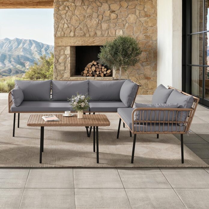 Yitahome 4 Piece Wicker Patio Furniture Set Your Porch Spot