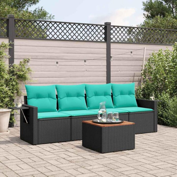 5 Piece Patio Sofa Set With Cushions How It Fits Your Yard