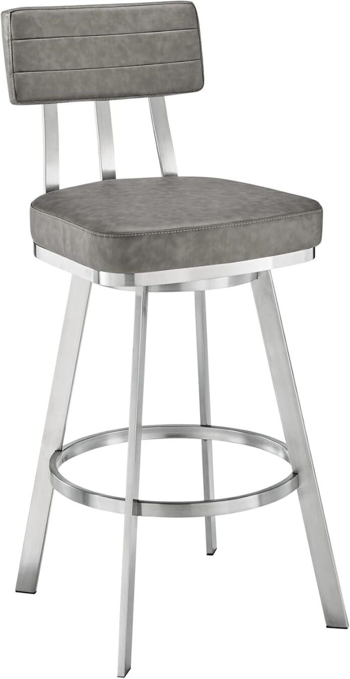 Armen Living Benjamin Swivel Bar Stool Where You Gather