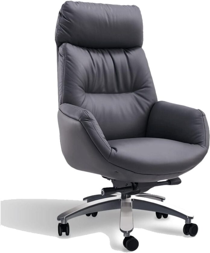 Boss Chair Cowhide Swivel Executive Chair At Your Desk