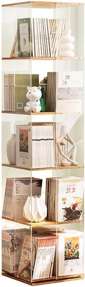 Fltrgo 5 Tier Bookcase Corner Fits Your Small Space