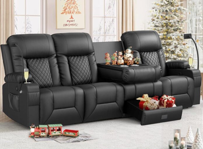 Furnimat 4 Seater Recliner Sofa Fits Your Living Room