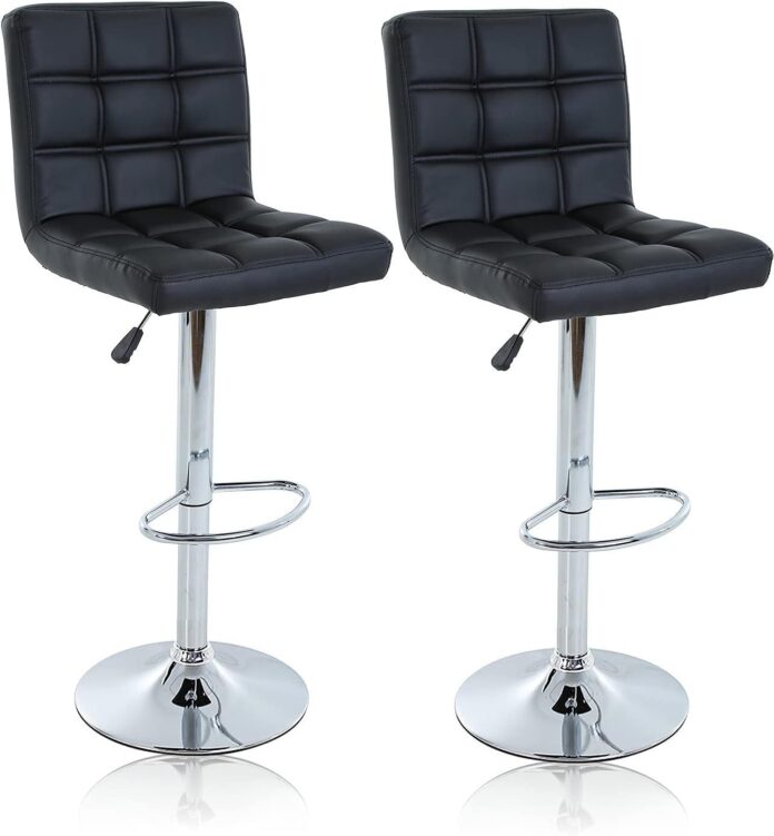 Hcy Bar Stools Set Of 2 Practical Seats For Your Counter
