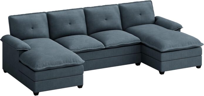 Jamfly Sectional Couches Dark Grey How It Fits Your Space