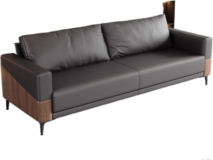 Jinshanliangshks 193cm Leather Sofa Holding The Seating Area