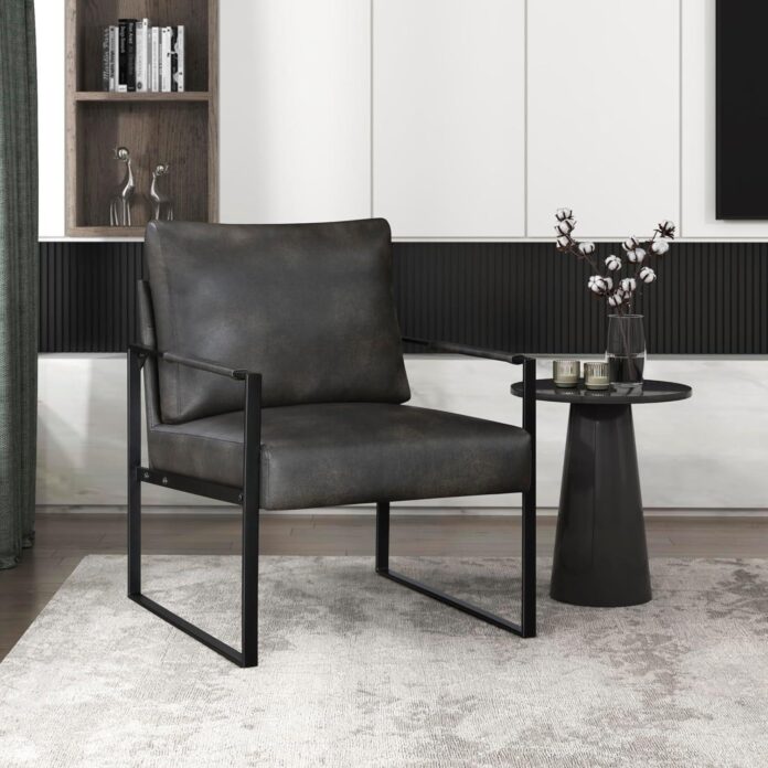 Lexicon Modern Accent Chair How It Settles Into Your Space