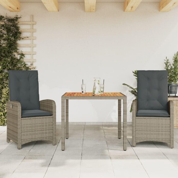 Ljlb Stylish 3 Piece Patio Dining Set On Your Compact Patio