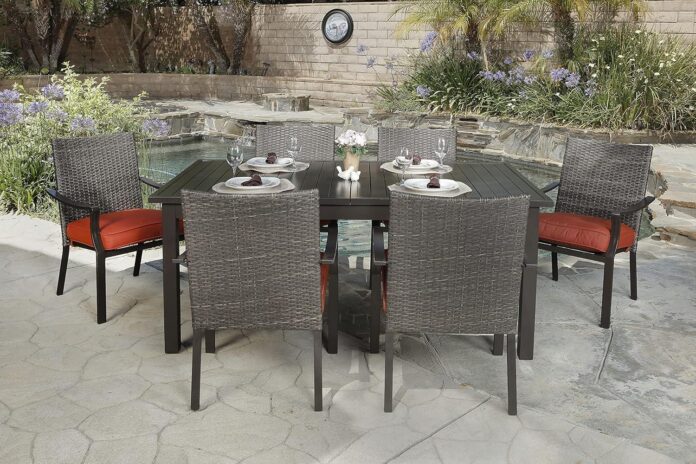 Pacific Casual Somerset 7 Pc Dining Set For Your Patio