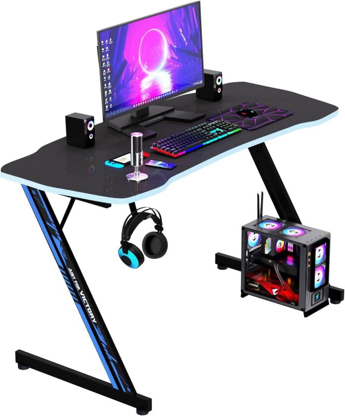 Ruesleag 47 Inch Z Shaped Gaming Desk In Your Daily Setup