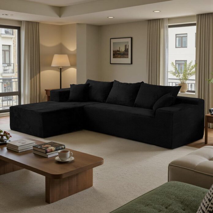 Simtonal Boneless L Shape Sectional Chaise Fits Your Space Simtonal Boneless L Shape Sectional Chaise Fits Your Space